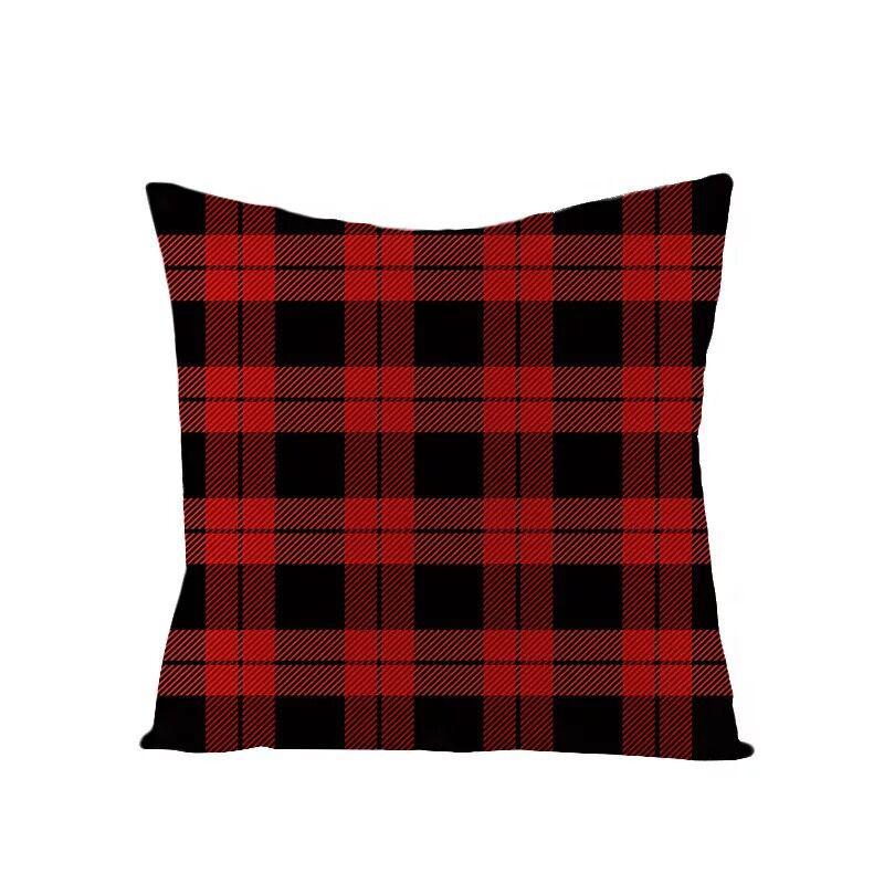 Christmas Linen Pillowcase Home Holiday Decoration Gift Pillow Cushion Cover