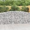 VidaXL 15x Arched Gabion Baskets Arched Gabion Cages Gabion Walls Garden Fences Terrace Outdoor 3145965
