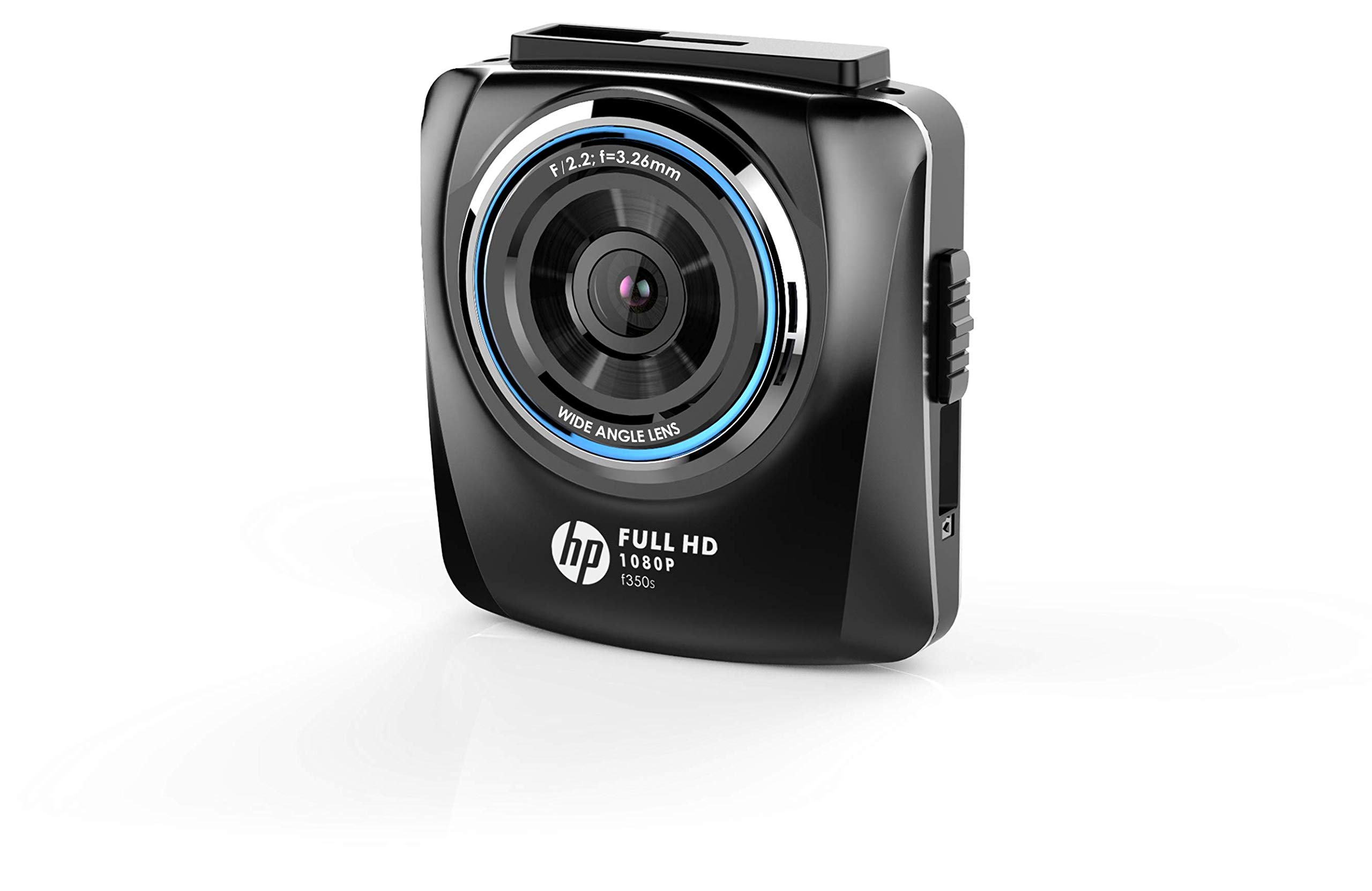 

Hewlett Packard (hp) 2 Megapixel Dash Camera, F350s Full HD, Easy Installation, Equipped with G-Sensor & Parking Monitoring Function 65x29x70mm чёрный