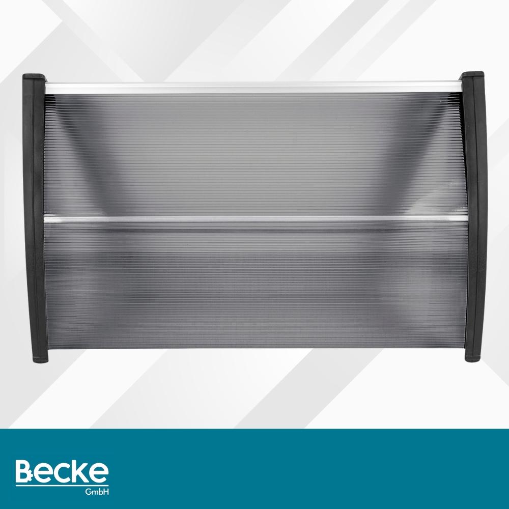Door canopy 150 x 80 cm gray