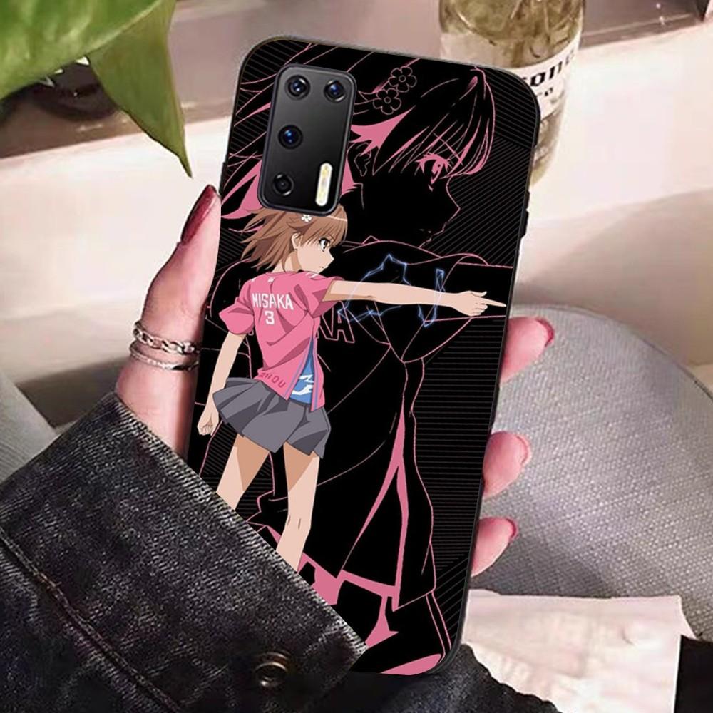 Anime M-Misaka Mikoto Cute Phone Case For Huawei P 8 9 10 20 30 40 50 Pro Lite Psmart Honor 10 Lite 70 Mate 20lite