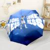 Messi Automatic Umbrella Compact 8-Rib Design Lightweight Travel Essential Fashion Lovers Perfect Gift for Friends & Family