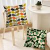 Ästhetische Kunst O-Orla Kiely Blumenstiel Kissenbezug Sofa Wohnzimmer Schlafzimmer Kopfteil Rückenlehne Kissen Quadratisches Kissen Nickerchenzeit