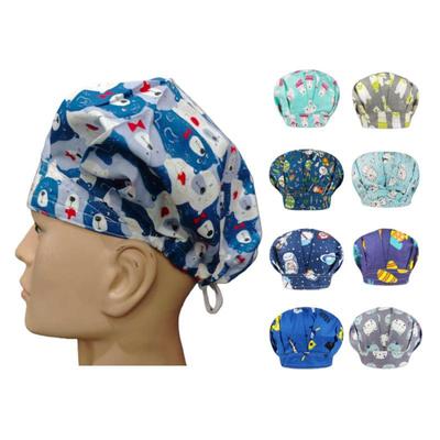 Unisex Breathable Sweat-Absorbent Surgical Cap for Nurses and Dental Staff