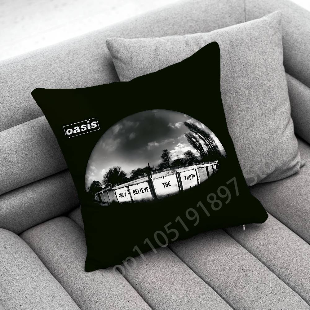 Federa per Cuscino Decorativa L-Liam Gallagher O-Oasis Definitely Maybe per 50cm 40cm 55cm 45*45cm 30cm Quadrata Federa per Cuscino da Camera da Letto