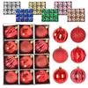 12Pcs/Set Creative Christmas Tree Balls 6CM Xmas Ornament Ball Durable Christmas Ball  Party