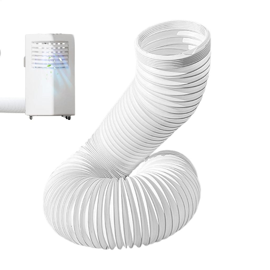 Klimaanlagenschlauch Tragbarer Abluftschlauch Einstellbare Länge Hochfester Schlauchteil für Zelt Wohnmobilfenster Außenraum Innenraum