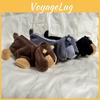 Cuddly And Soft Dachshund Plush Coin Purse Charming Backpack Keychain Gift