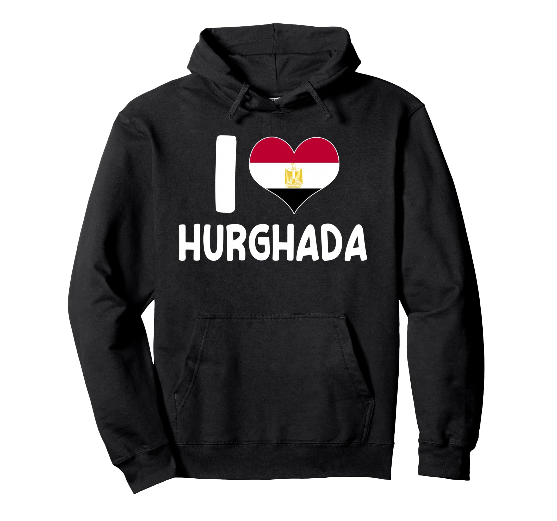 

I Love Hurghada Vacation Design Red Sea Diving Snorkeling Hoodie чёрный
