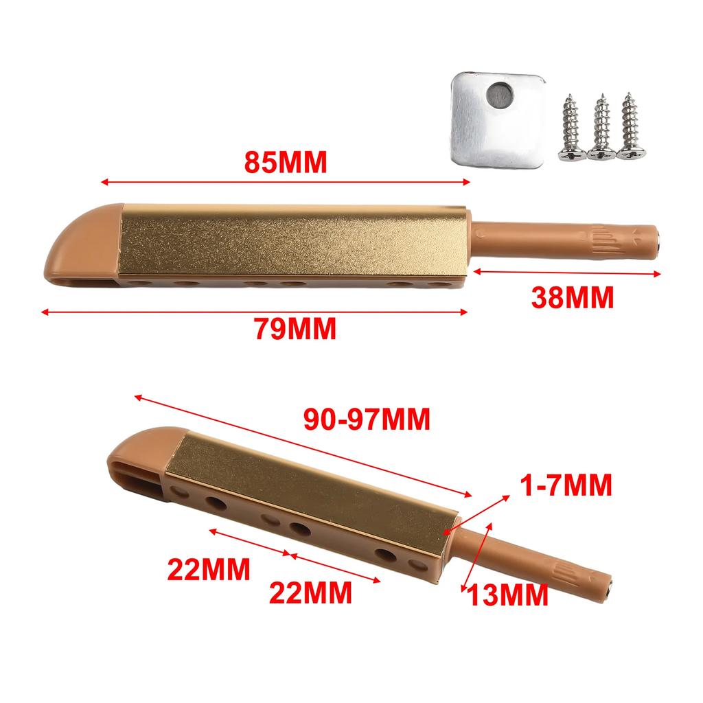 Cabinet Catches Damper Buffer Door Stopper Alloy Push To Open Touch Release Door Catch  Rebound Device Furniture Hardware