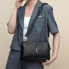 Elegant Women's Shoulder Bag with Unique Texture Design Stylish Soft Leather Handbag with Zipper Pockets Everyday Crossbody Bag