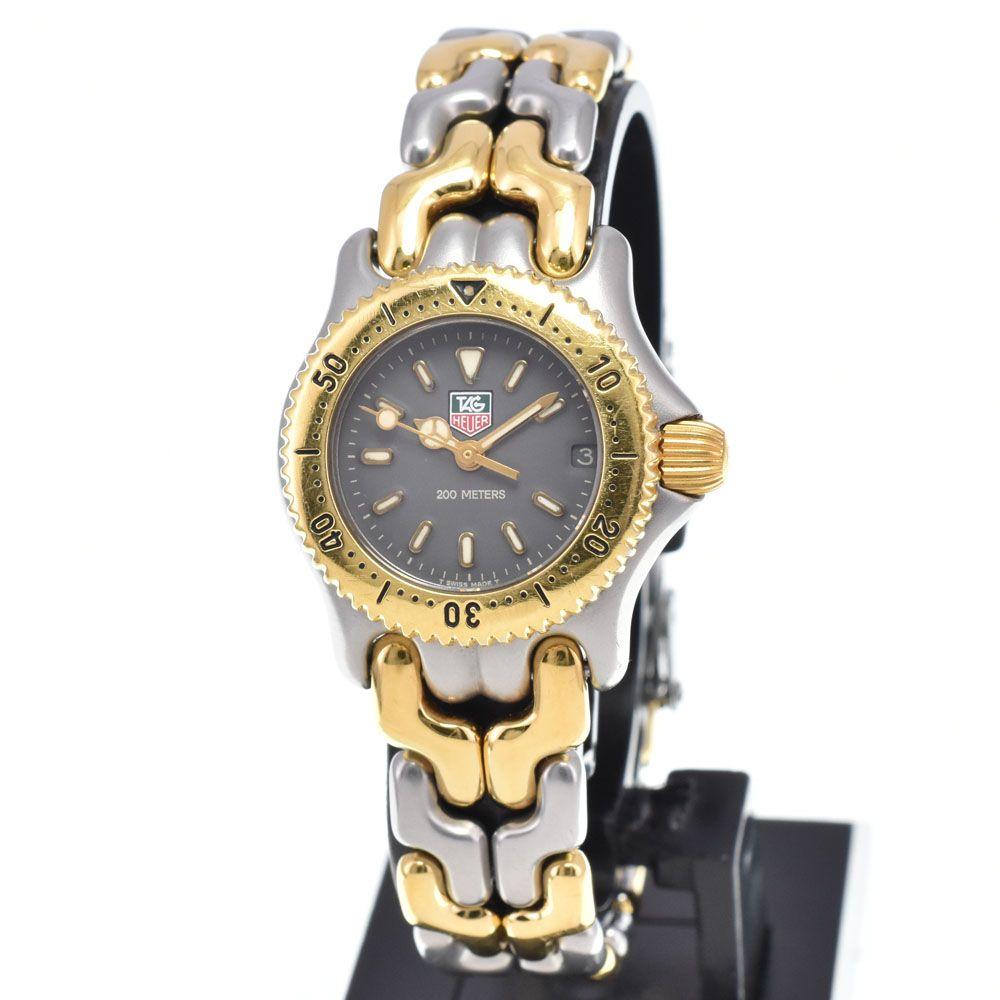 Used Price Reduction TAG HEUER S95.208M Professional 200 Gray Quartz Ladies Good Condition Watch K#148172