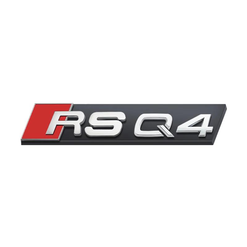 1pc ABS Plastic Car Front Grille Badge Logo Decoration Stickers For hot RSQ8 RSQ3 RSQ5 RSQ4 Exterior Modification Accessories