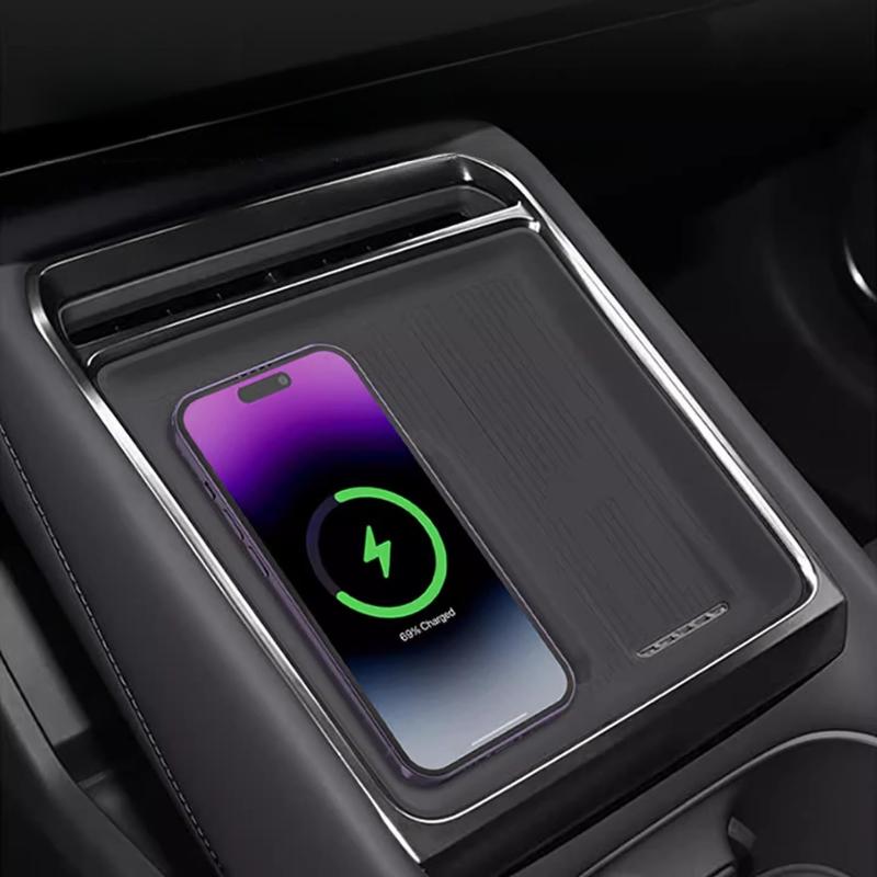 For XPENG P7 2025 Wireless Charging Mat Silicone Central Control Mobile Phone Mat Car Interior Decoration Supplies Accessories