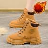 Thick-fur-lined High-top Boots, Versatile Ankle Boots, Thick Cotton Shoes, Snow Boots for Women