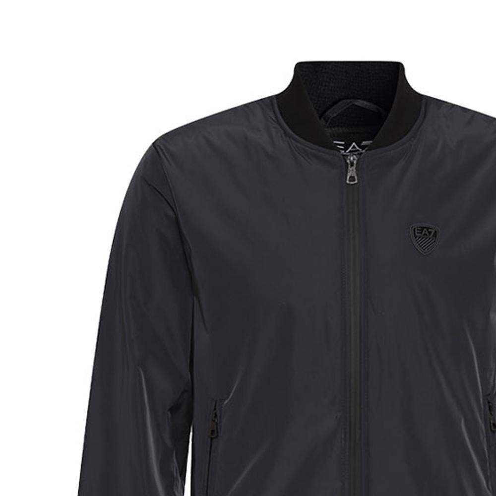 Emporio Armani EA7 FW22 Solid Color Zip Collar Long Sleeve Jacket Men jackets Blue 8NPB10-PN7LZ-1578