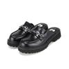 Leather 4cm Women Loafer Bbi139bk