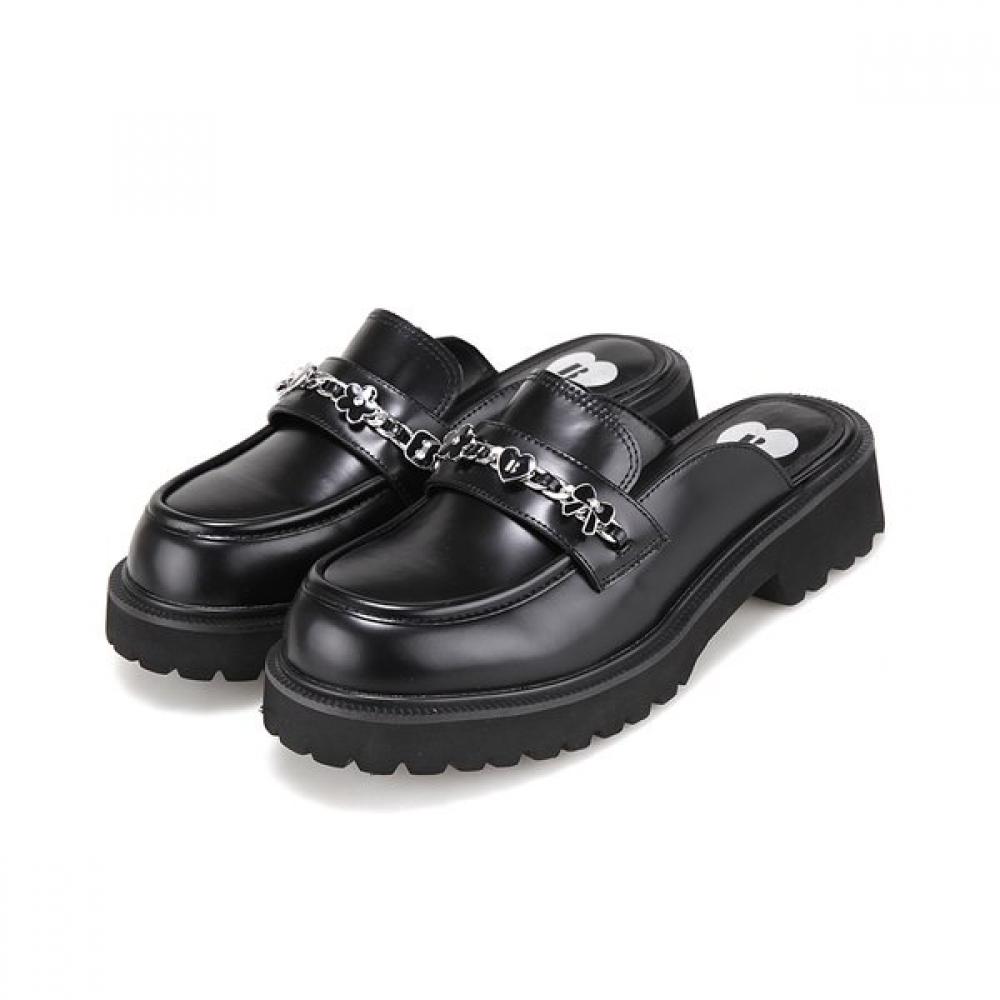 Barbara Leather 4cm Women Loafer Bbi139bk 225mm