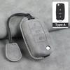 Leather Car Key Cover Case for VW Volkswagen Tiguan MK1 MK2 Magotan Passat B5 B8 Polo Golf 4 5 6 7 Mk7 Jetta POLO Eos Scirocco