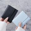 Glossy Ultra-Thin Women's Trifold Wallet with Card Holder and Ticket Clip