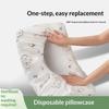 10Pcs Thick Soft Disposable Pillow Covers Hygienic Dirt-Proof Breathable Portable For Travel, Hotel, Dorm, Home Use