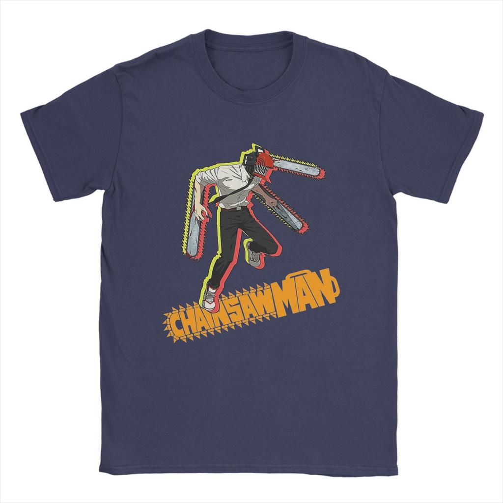 Streetwear T Shirt Summer Chainsaw Man Denji Asleep Leisure T Shirts Cotton Tee Shirt Men Y2K Funny Pattern Short Sleeve Tops