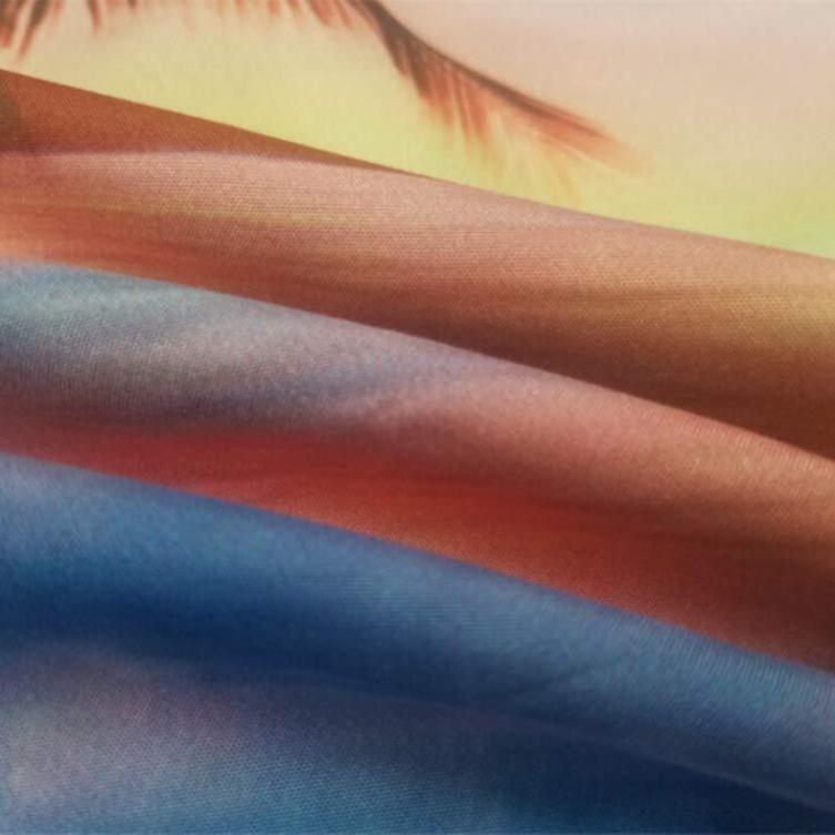 Beach Nature Theme Bedding Three-Piece Quilt Cover