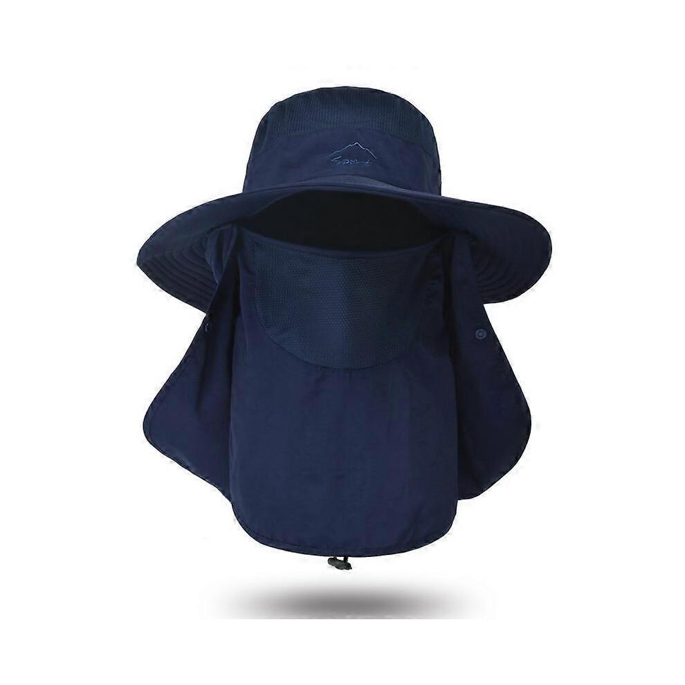 Fisherman Hat Men's Sun Hat Outdoor Quick-Drying Sun Hat Fishing Breathable Sun Hat Women's Face Hat