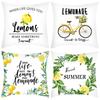 New Pillowcase Green Plant Letter Print Pillowcase Lemon Print Pillowcase Home Sofa