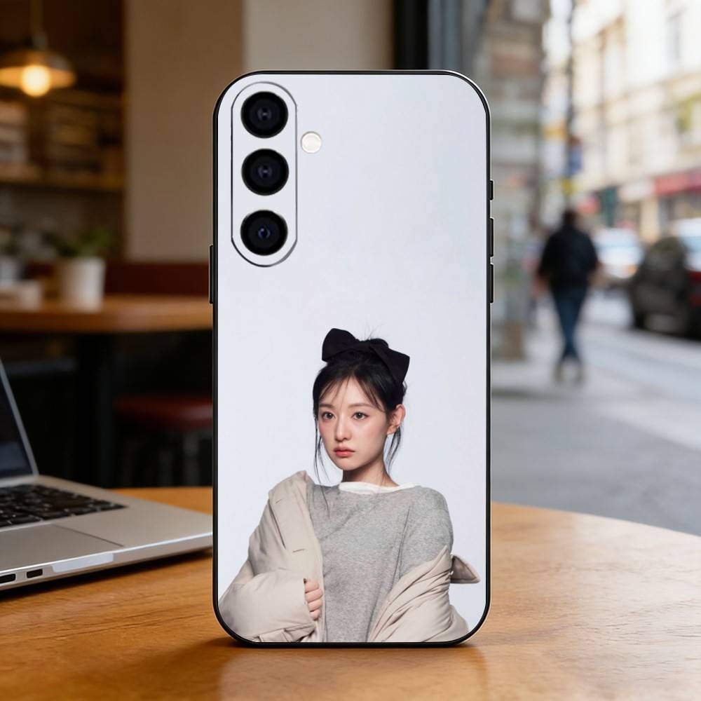 Korean Actor Kim Ji-won Phone Case For Samsung Galaxy A73,A72,A71,A70,A53,A52,A51,Soft Silicone Black Cover