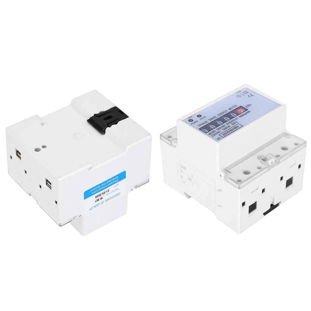 Single Phase Meter DDS1891 High Accuracy 4P LCD Electricity Rail Energy Meters 50Hz 230V