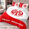 Mainz 05 Printed Bedding Set Custom Name Text 1 Duvet Cover 2 Pillowcases For Bedroom