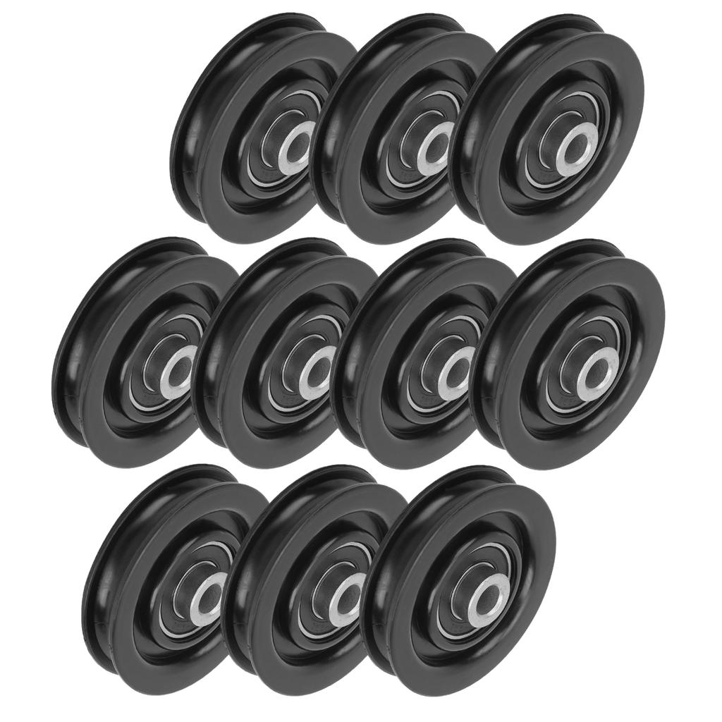 10pcs Nylon Iron Fitness Bearing Pulley Home Gym Attachments Exercise Strength Training Accessory