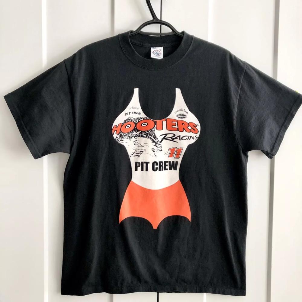 Винтажная унисекс футболка команды пит-стопа группы Hooters, размер от S до 5XL, MQ251 S