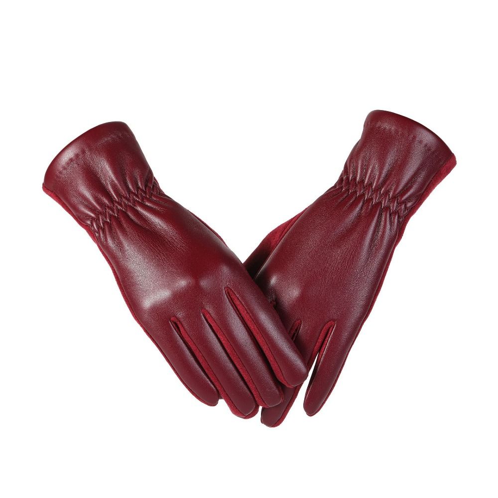 1pair Fleece Lined Winter Gloves Windproof Cycling Gloves Gifts Touchscreen Gloves Cold Weather