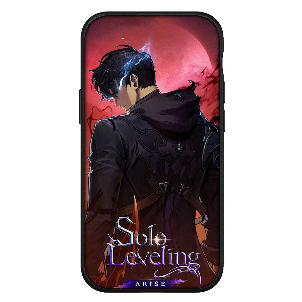 

for Samsung Galaxy S25 S24 S23 iPhone 17 16 15 Xiaomi Redmi Note 14 13 12 11 Plus Pro Max Phone Case Anime Solo Leveling Sung Jinwoo Arise OPPO Huawei for Huawei P30 Pro екрю