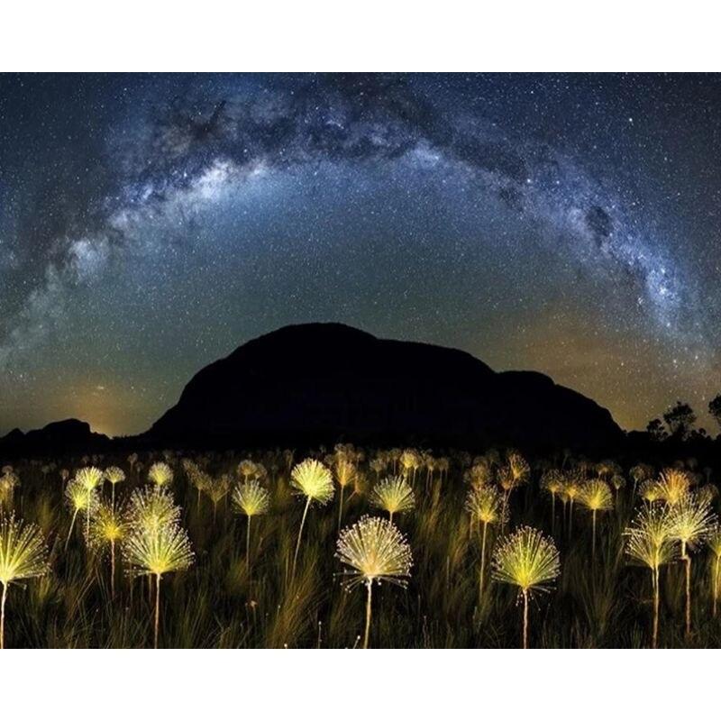 Volle Runde 5D DIY Diamant Malerei Kreuzstich Planet Aurora Nacht Landschaft Mosaik handgemachte Geschenk Kunst