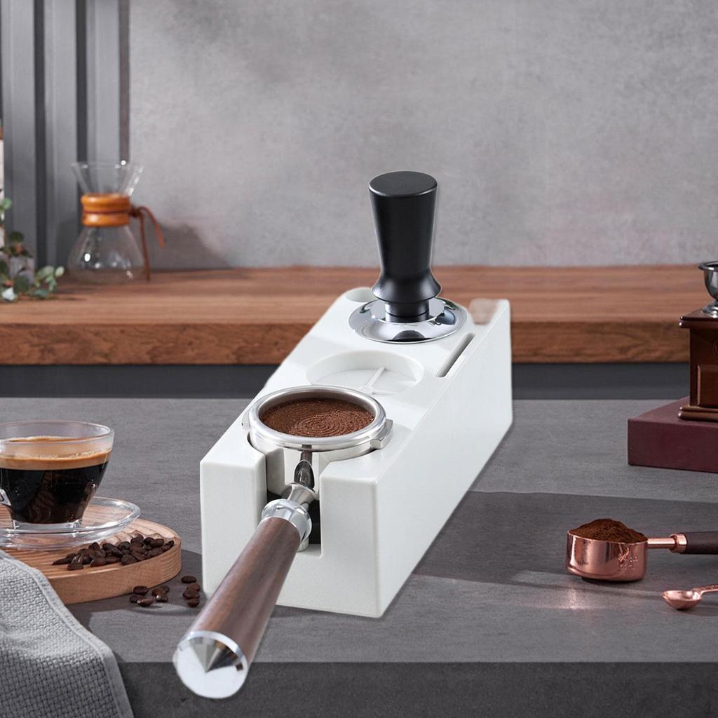 Kaffee Tamper Halter, 51/54/58mm Multifunktionaler Portabler Espresso Ständer, Siebträger Halter