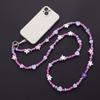 Beads Mobile Phone Lanyard Flower Phone Neck Straps Crossbody Phone Strap  Phone Case Hanging