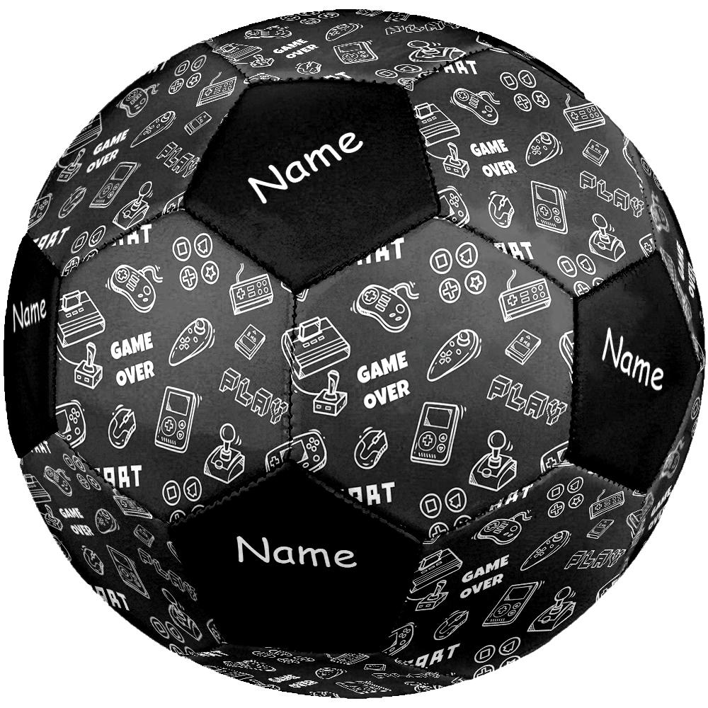 Custom Name Game Controller Theme Size 5 Soccer Ball, Suitable for Both Indoor and Outdoor Matches, a Gift Suitable for Everyone.
