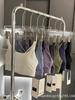 Lulu Cross Style Energy Sports Bra: Shockproof, Beautiful Back, Gathering Support, Brushed Fitness Yoga Bra.