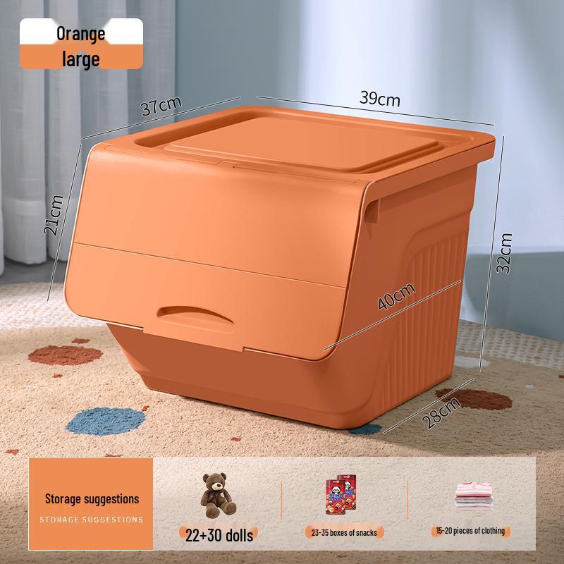 Flip-Top Storage Box for Clothes