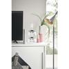 Yamazaki Game Controller Storage Rack, White, Approx. W17 X D17 X H38.5cm, Smart, Charges Controllers While Placed, Controller Case, 5088