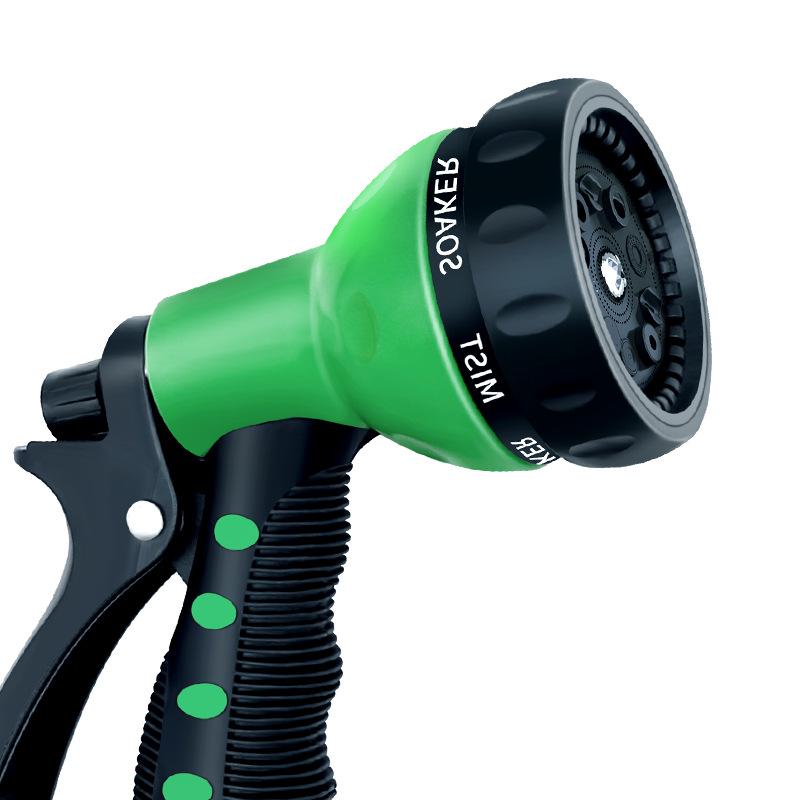 Multi-Function Green High-Pressure Water Gun for Car Wash and Household Use