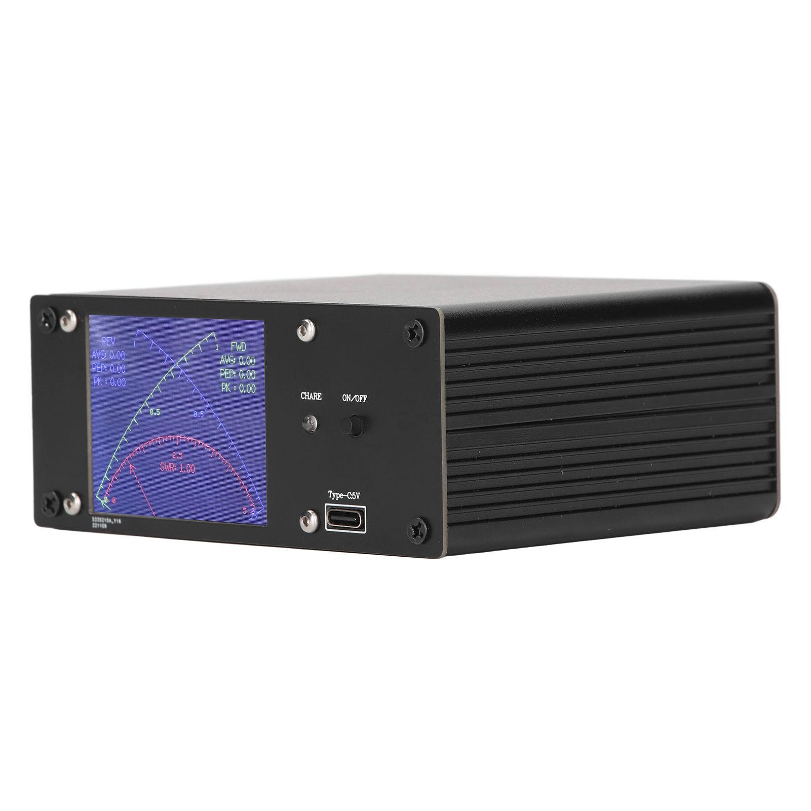 

Короткохвильовий вимірювач потужності 1 мВт1кВт 0.460МГц КСВ ПОТУЖНІСТЬ 2,4-дюймовий сенсорний екран Цифровий короткохвильовий вимірювач для