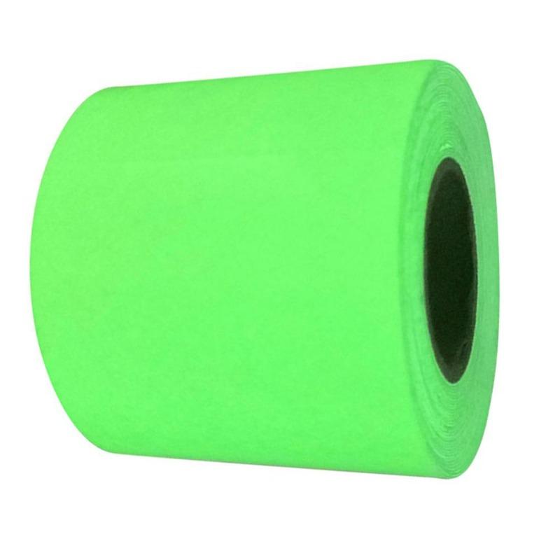 Green Luminous Tape Self Adhesive Glow in The Dark Stickers Stage Decorative Luminous Fluorescent Tape Warning Stickers 4*200cm.