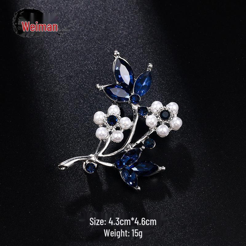 Mori Style Floral Brooch for Women's Cheongsam Suit - Creative Niche Design Corsage