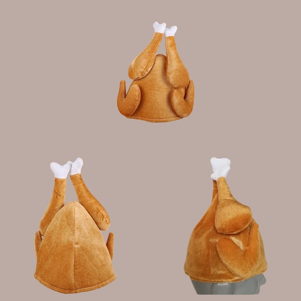 Drumstick Thanksgiving Hat Turkey Hat Amusing Celebratory Sponge Entertainment