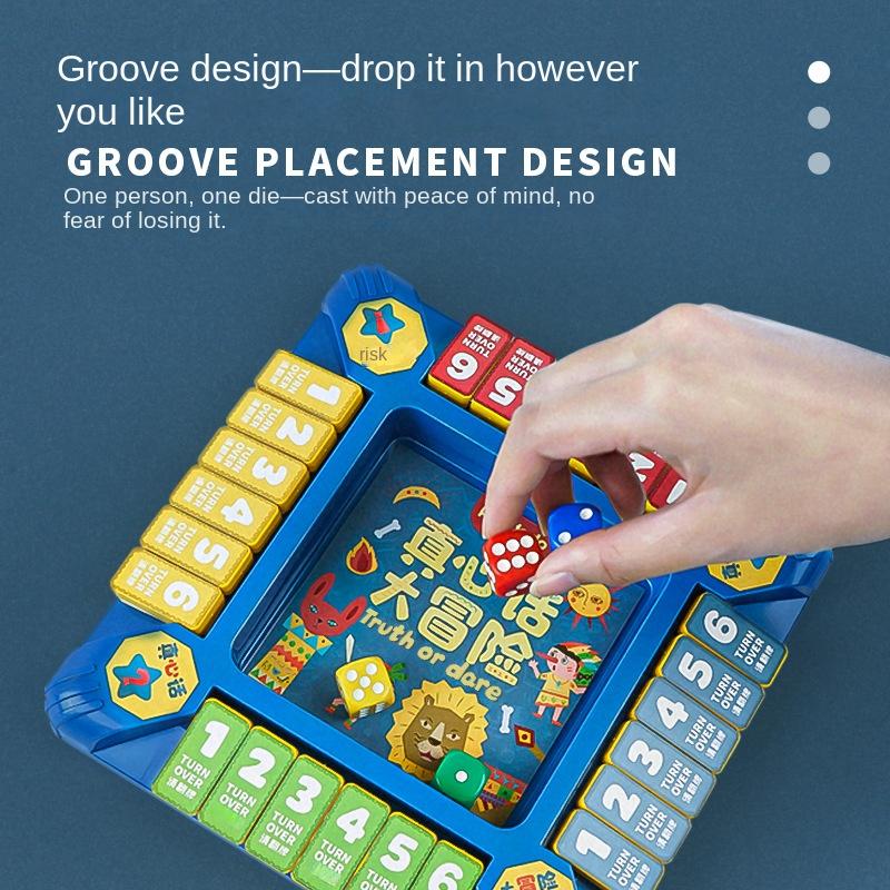 Truth or Dare Party Game Interactive Guessing Tabletop Props for Kids Role-Play Fun Toy