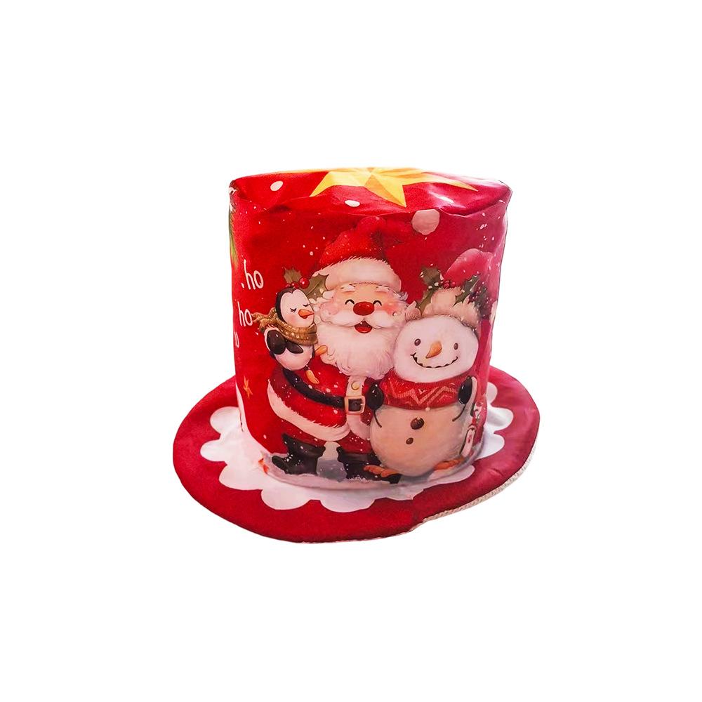 New American Christmas Hat Uncle Sam Hat Holiday Decoration Props Children's Cartoon Top Hat Top Hat